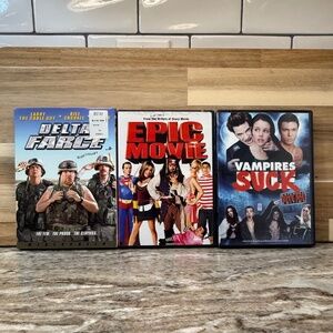 Parody Comedy 3‑DVD Bundle • Delta Farce • Epic Movie • Vampires Suck